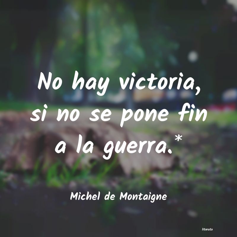 frases de Michel de Montaigne
