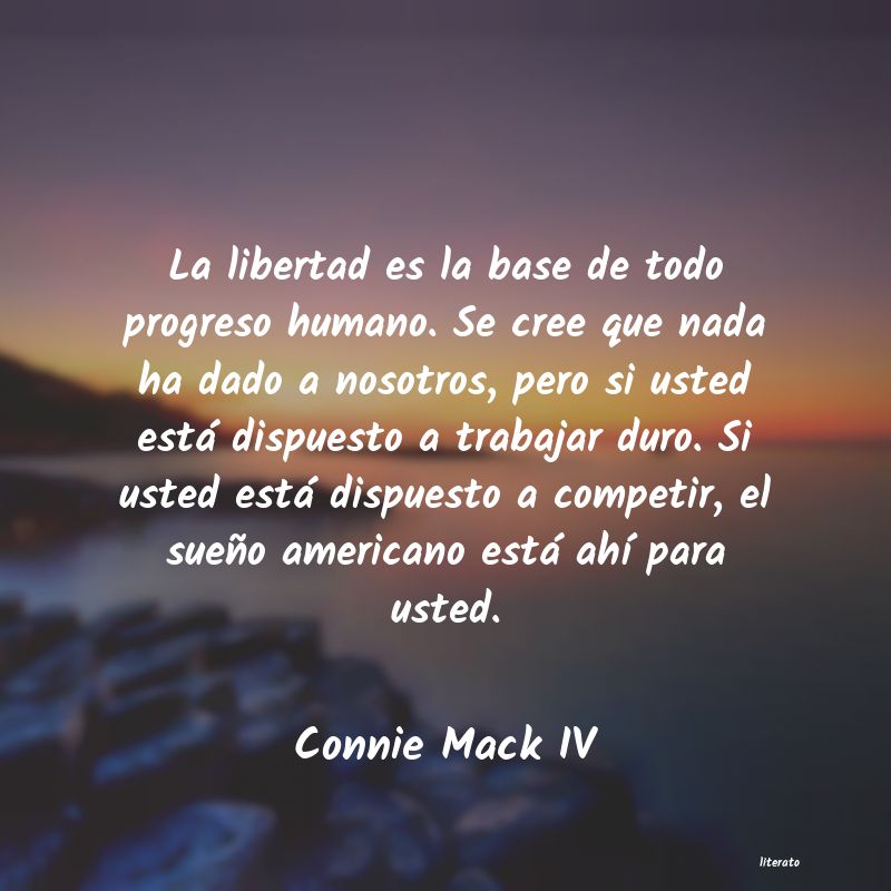 frases de Connie Mack IV