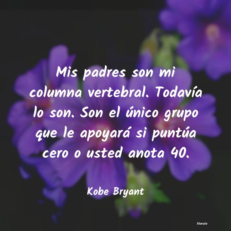 frases de Kobe Bryant
