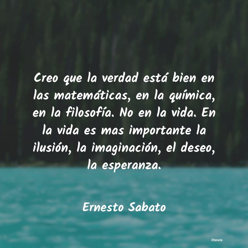 Frases de Ernesto Sabato