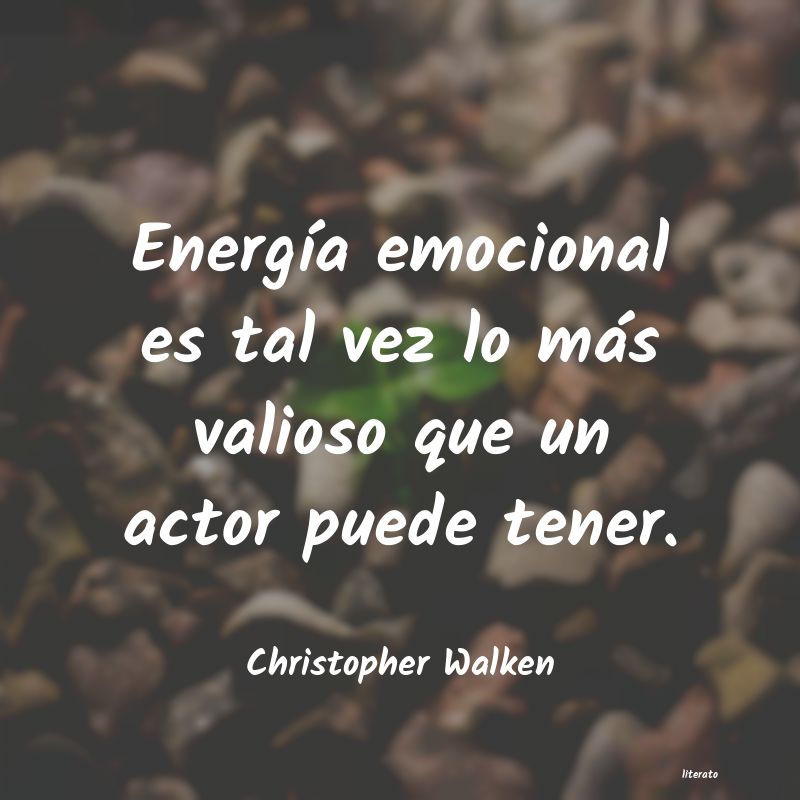frases de Christopher Walken