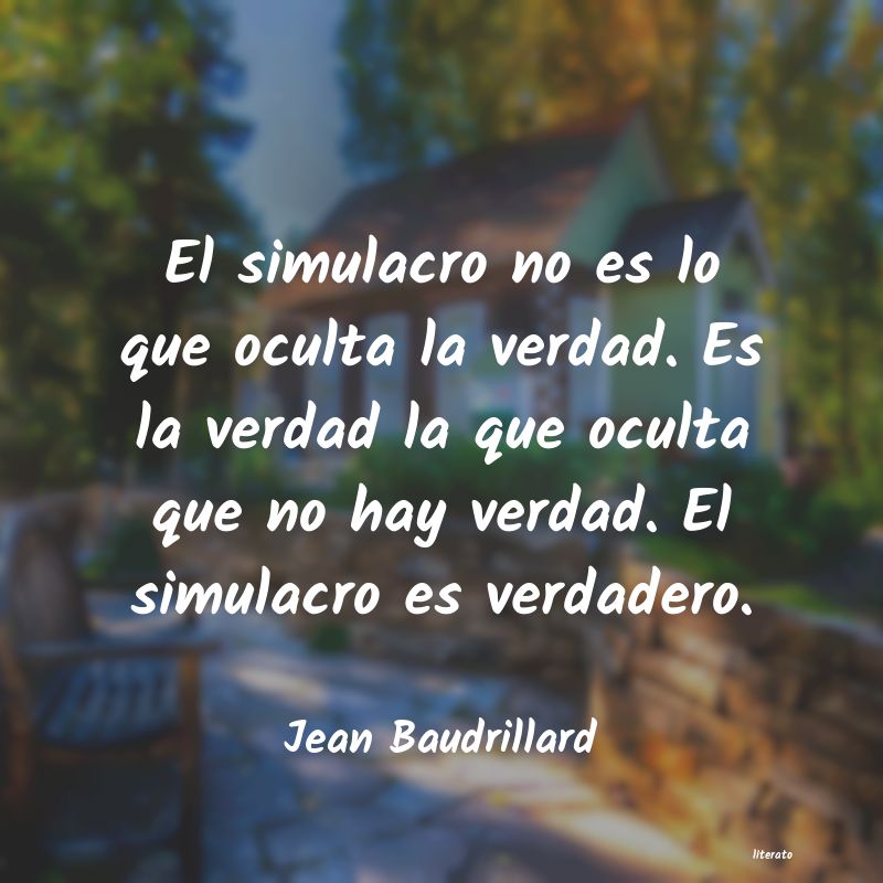 Frases de Jean Baudrillard