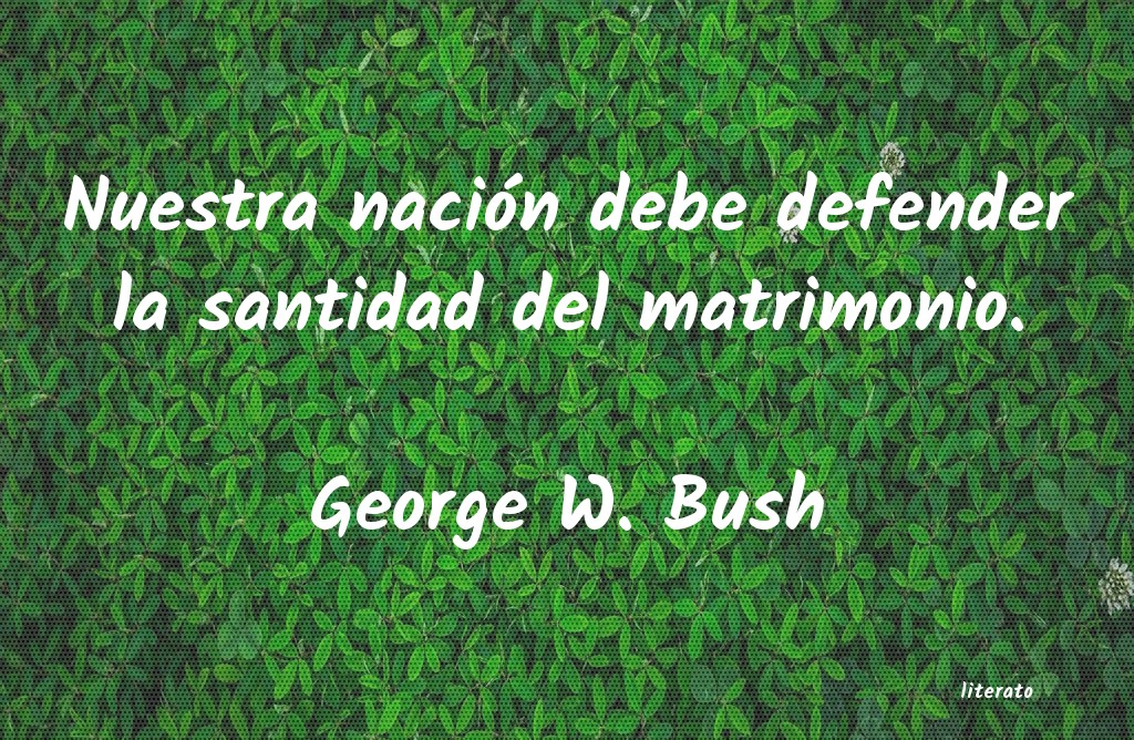 frases de George W. Bush