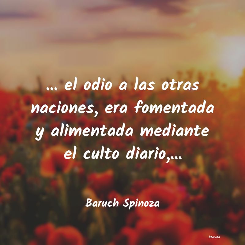 frases de Baruch Spinoza