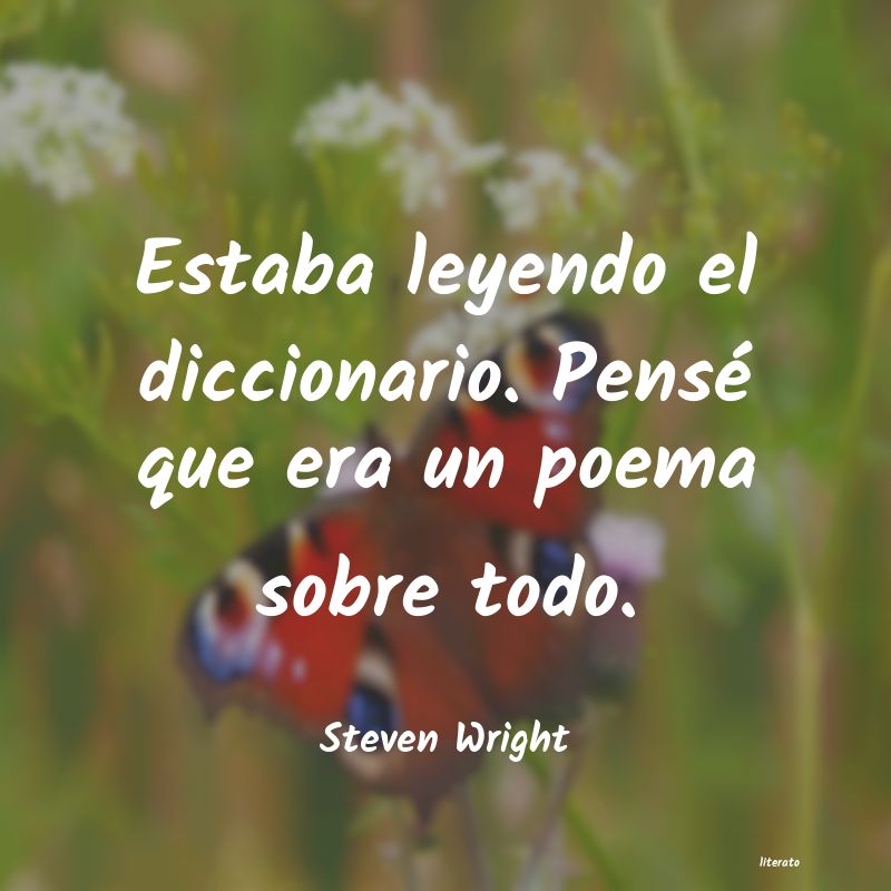 Frases de Steven Wright