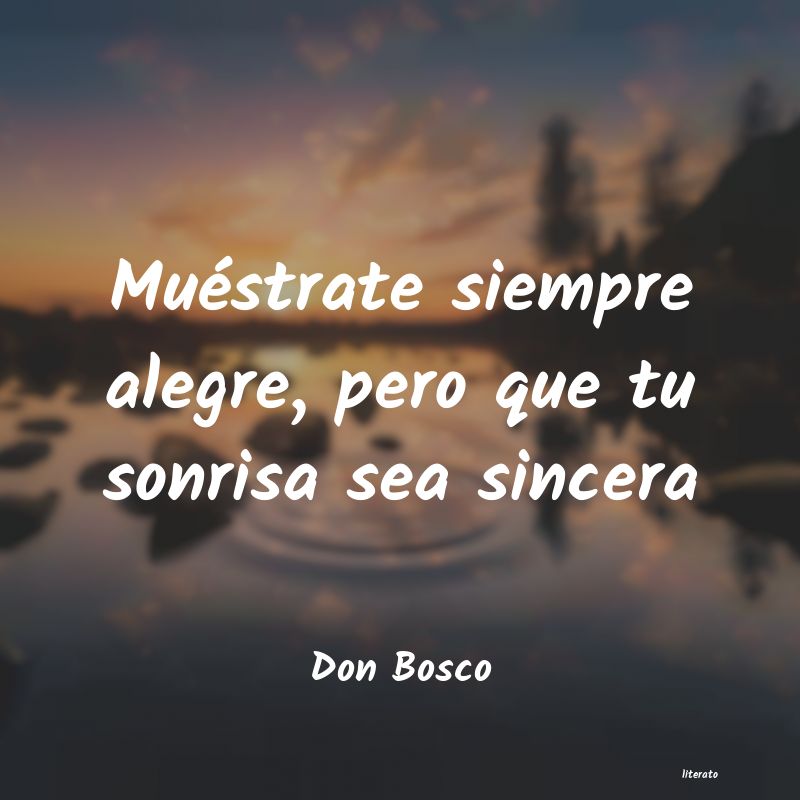 Frases de Don Bosco