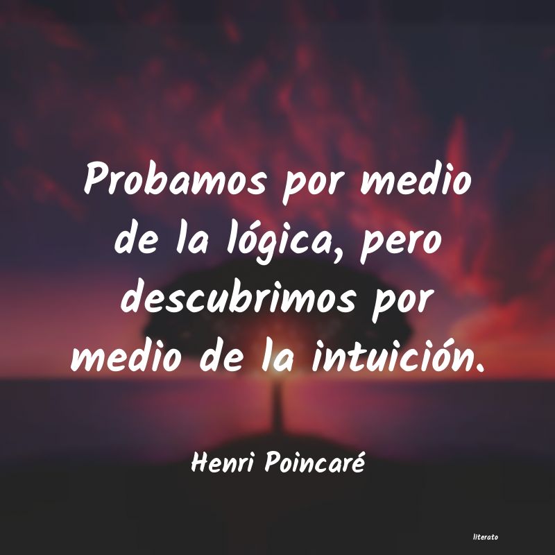 frases de Henri Poincaré