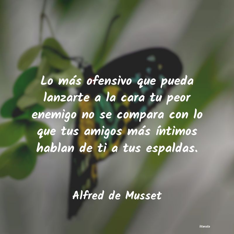 Frases de Alfred de Musset