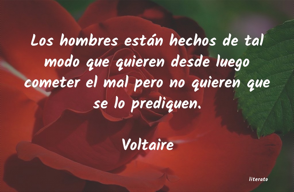 frases de Voltaire