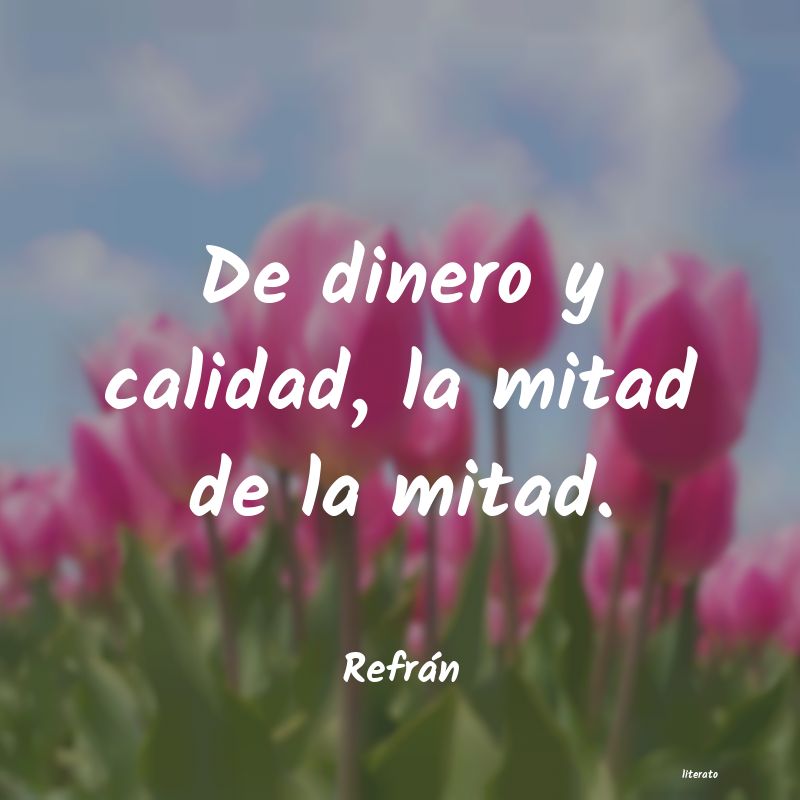 frases de Refrán
