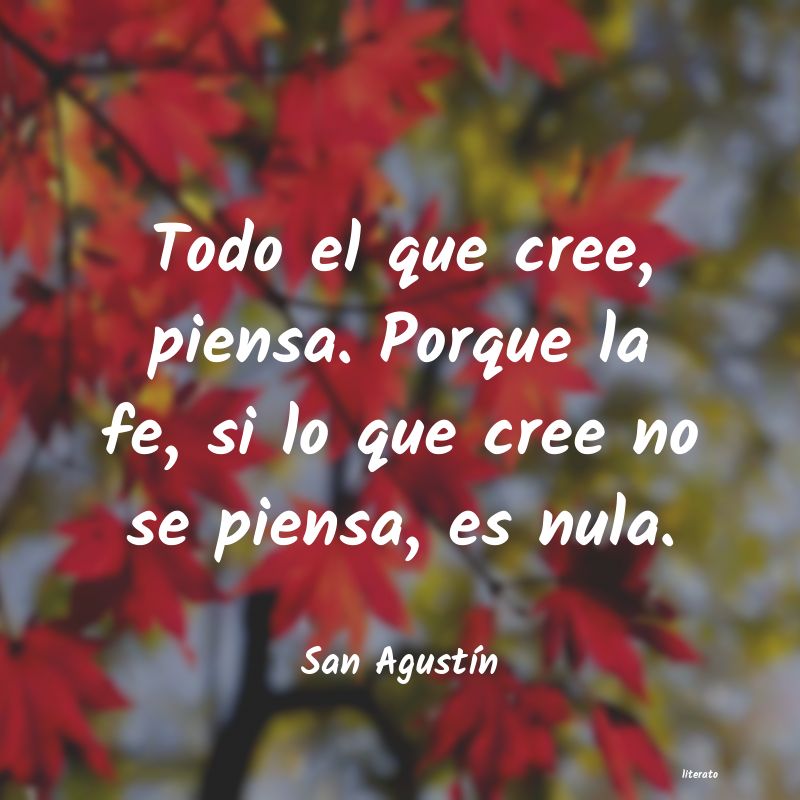 Frases de San Agustín