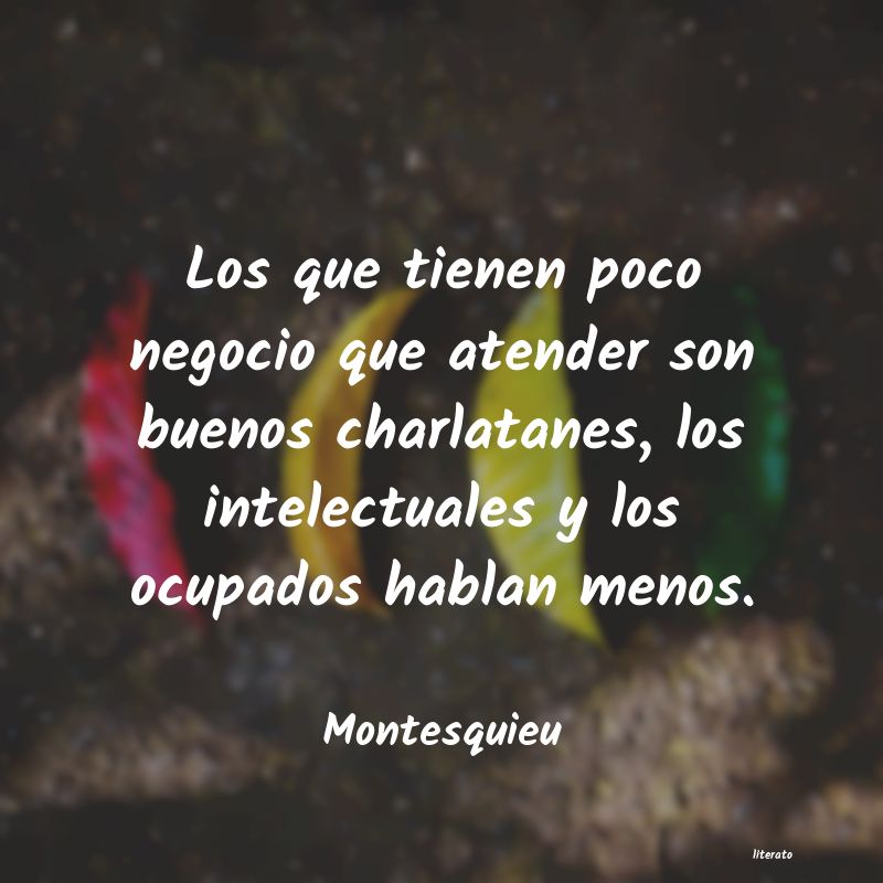 frases de Montesquieu