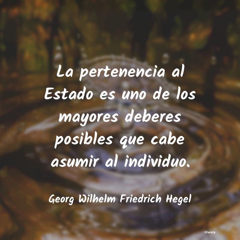 frases de Georg Wilhelm Friedrich Hegel