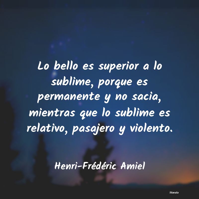 Frases de Henri-Frédéric Amiel