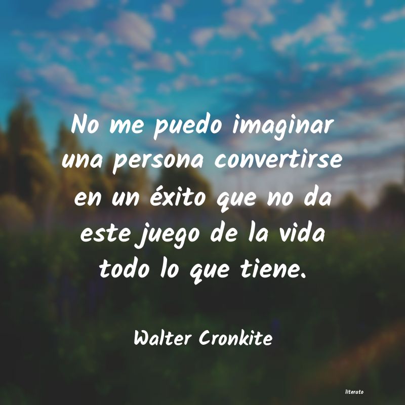 frases de Walter Cronkite