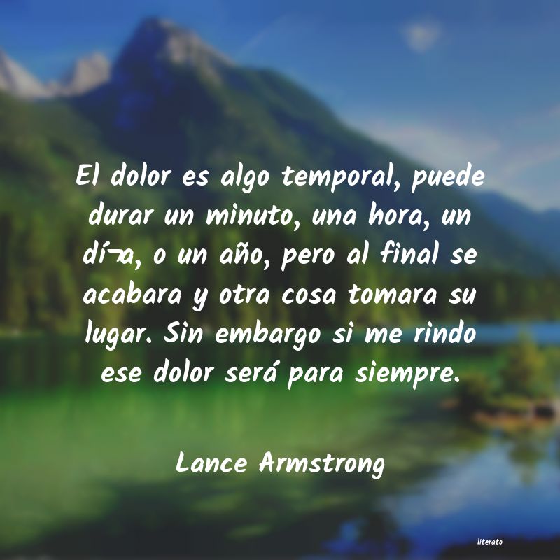 Frases de Lance Armstrong