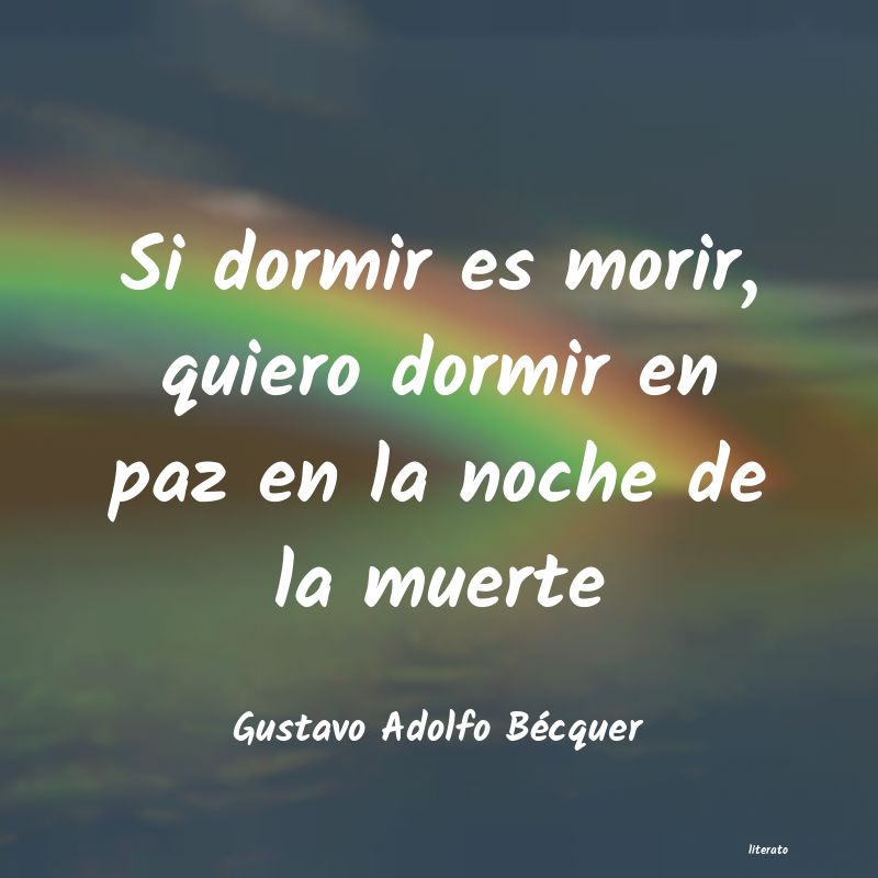 Frases de Gustavo Adolfo Bécquer