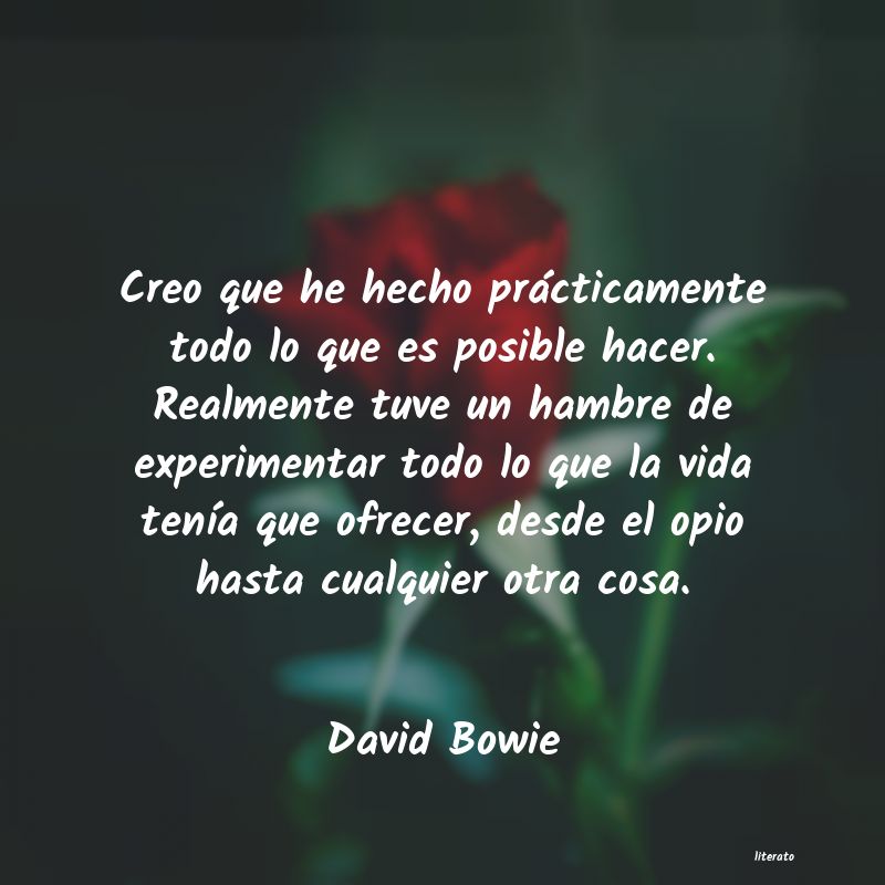 Frases de David Bowie