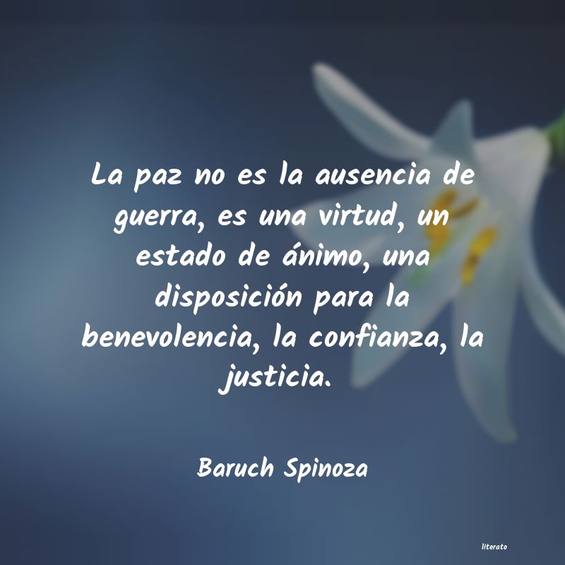 frases de Baruch Spinoza