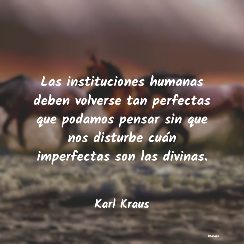 Frases de Karl Kraus