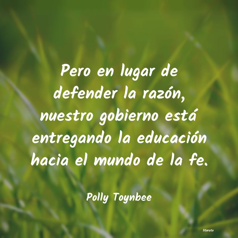 frases de Polly Toynbee