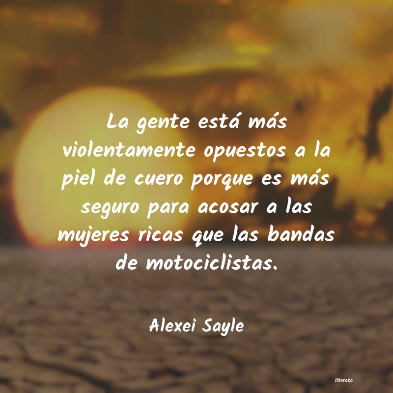 Frases de Alexei Sayle