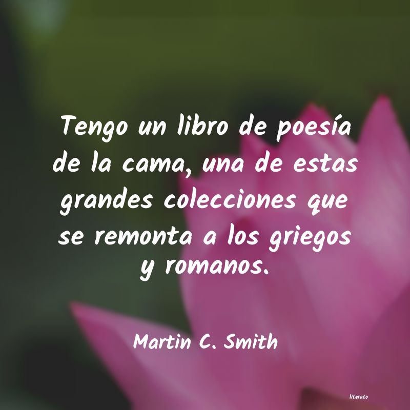 frases de Martin C. Smith