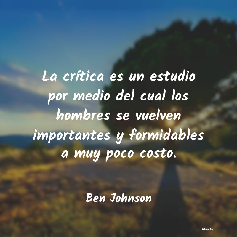 frases de Ben Johnson