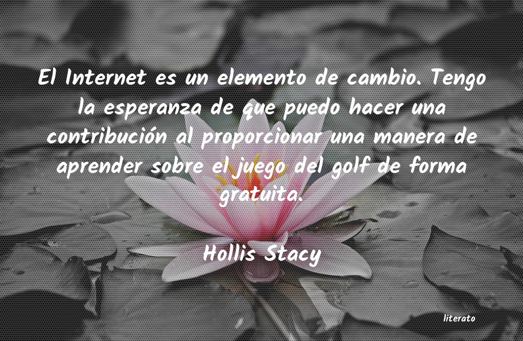 Frases de Hollis Stacy