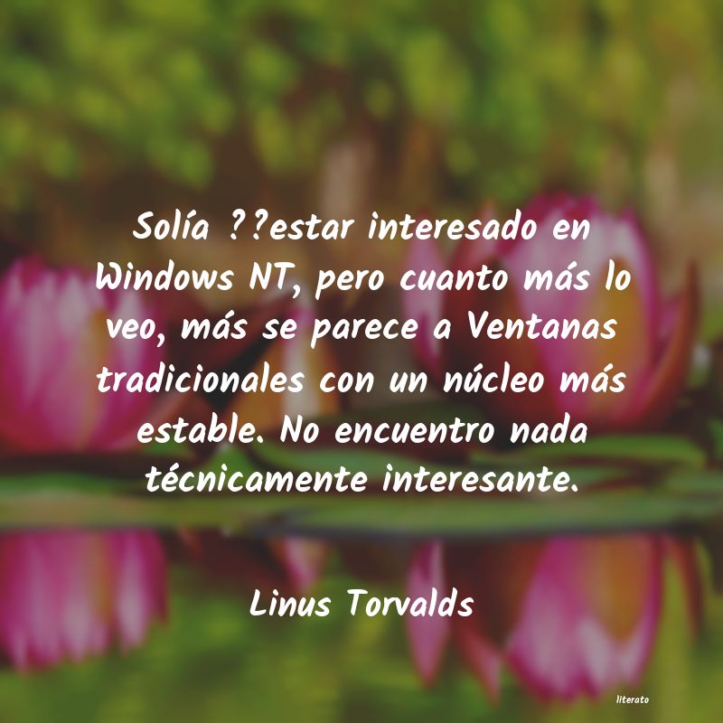 <ol class='breadcrumb' itemscope itemtype='http://schema.org/BreadcrumbList'>
<li itemprop='itemListElement'><a href='/autores/'>Autores</a></li>
<li itemprop='itemListElement'><a href='/autor/linus_torvalds/'>linus torvalds</a></li>
</ol>