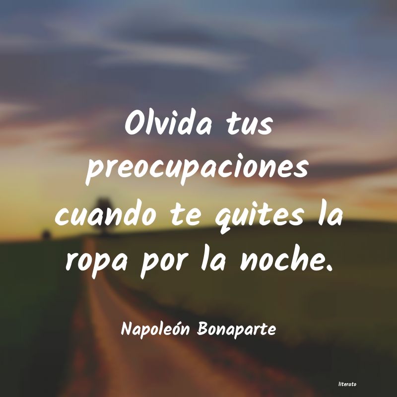frases de Napoleón Bonaparte