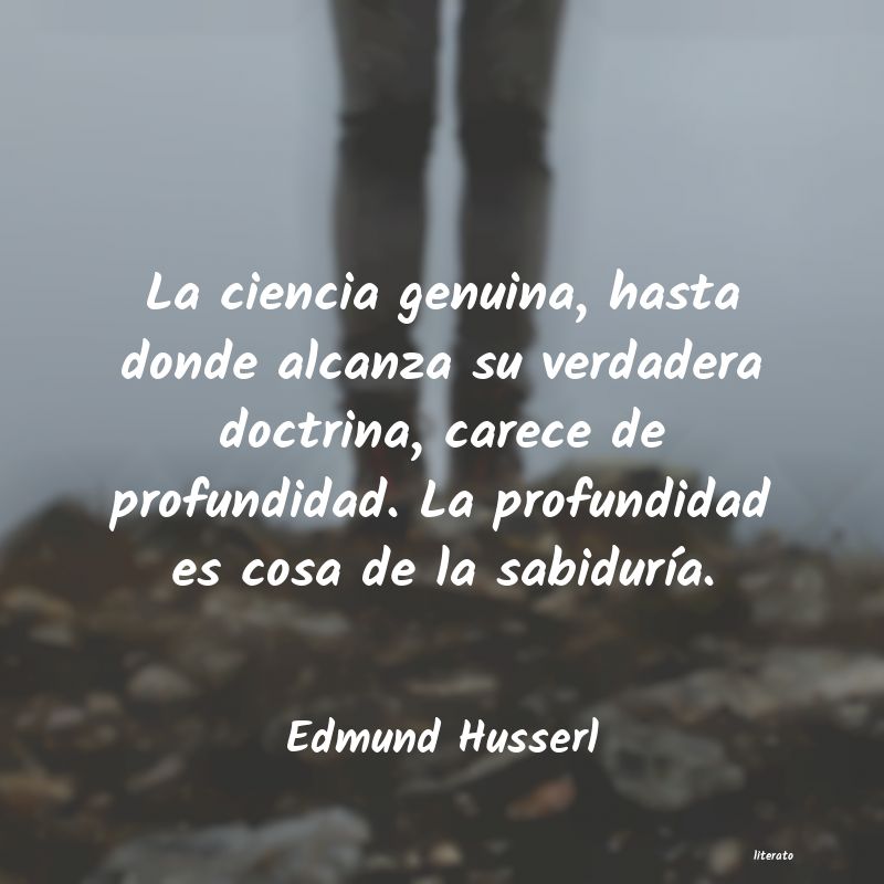 Frases de Edmund Husserl