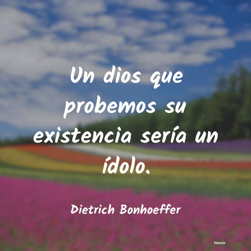 Frases de Dietrich Bonhoeffer