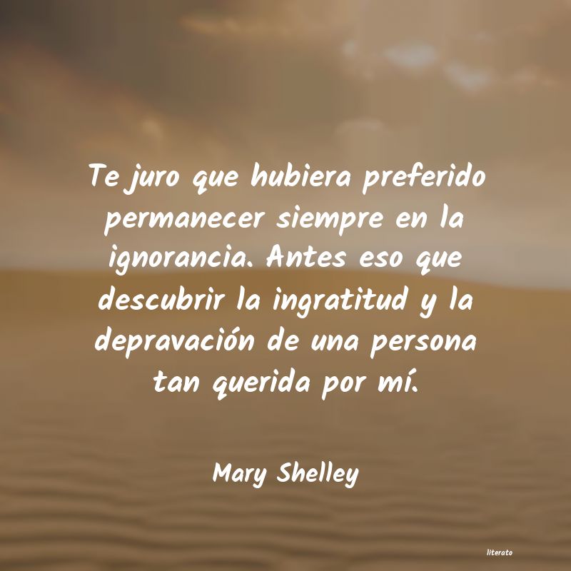 Frases de Mary Shelley