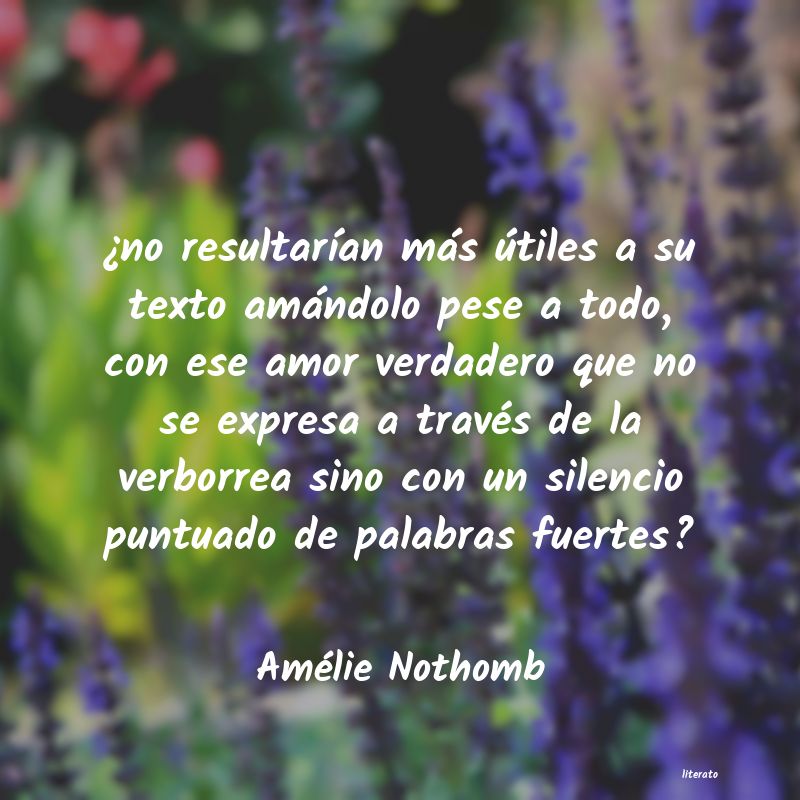 Frases de Amélie Nothomb