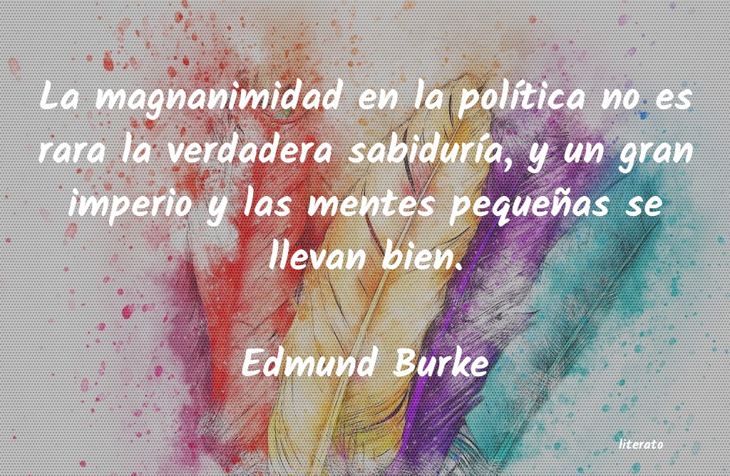 Frases de Edmund Burke