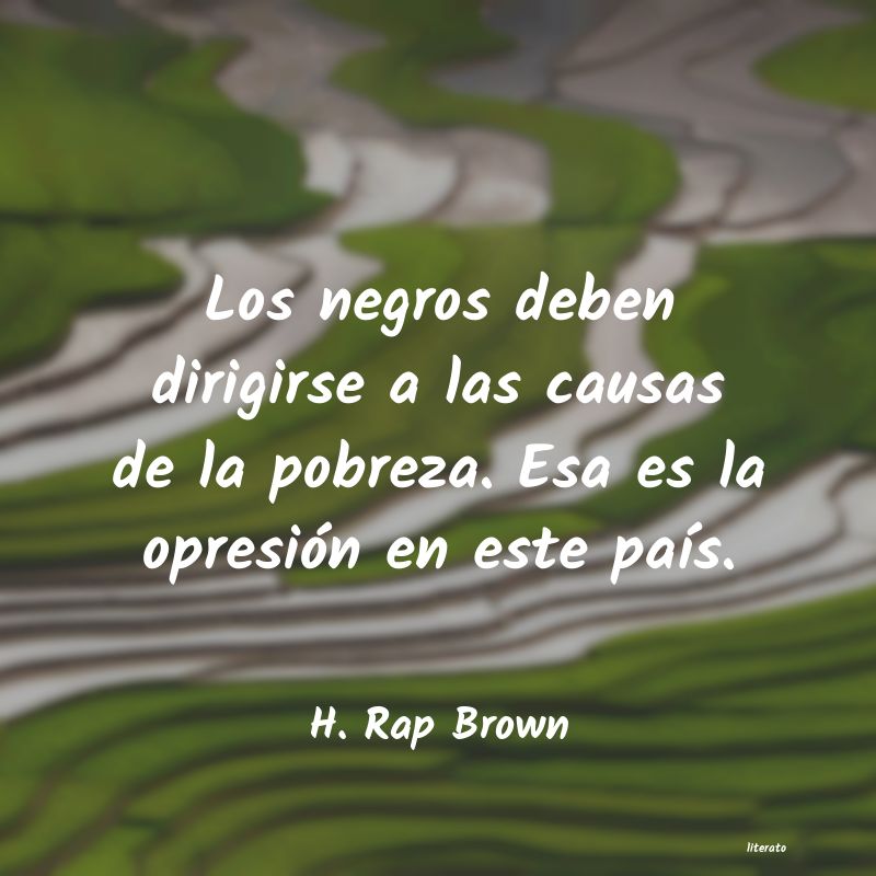 frases de H. Rap Brown