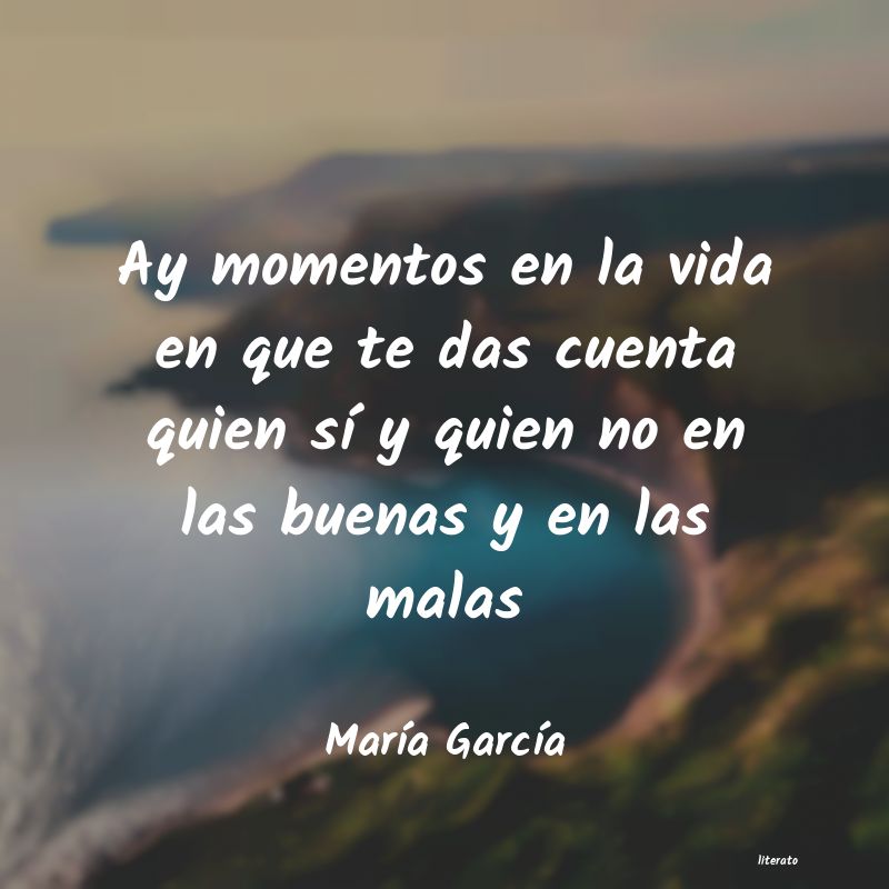 Frases de María García
