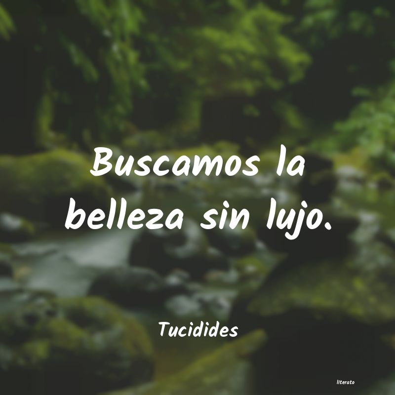 Frases de Tucidides