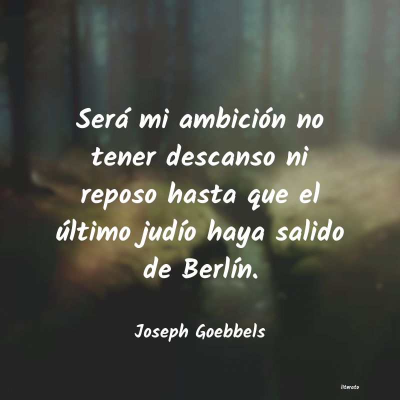 frases de Joseph Goebbels