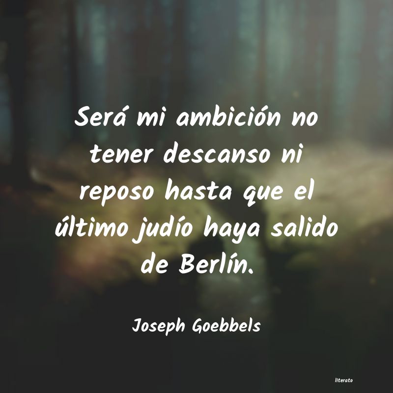 Frases de Joseph Goebbels