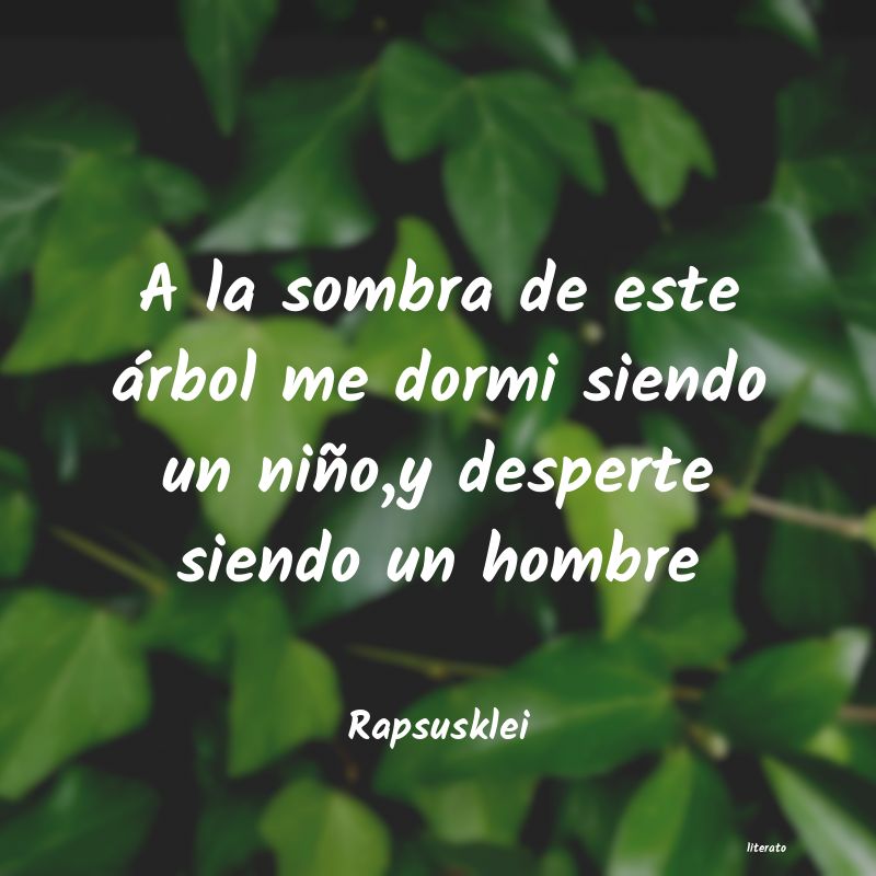 frases de Rapsusklei