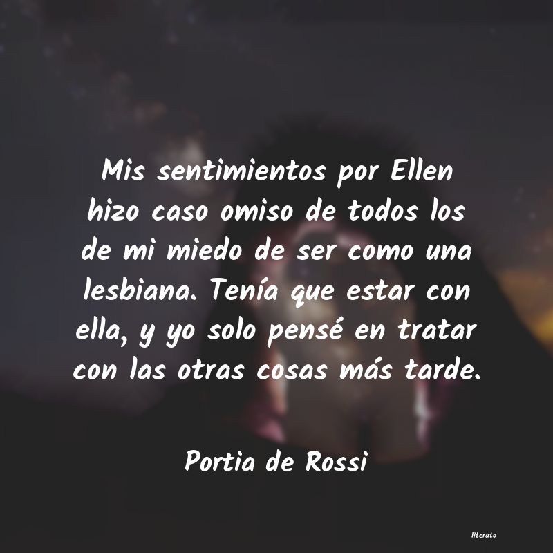 frases de Portia de Rossi
