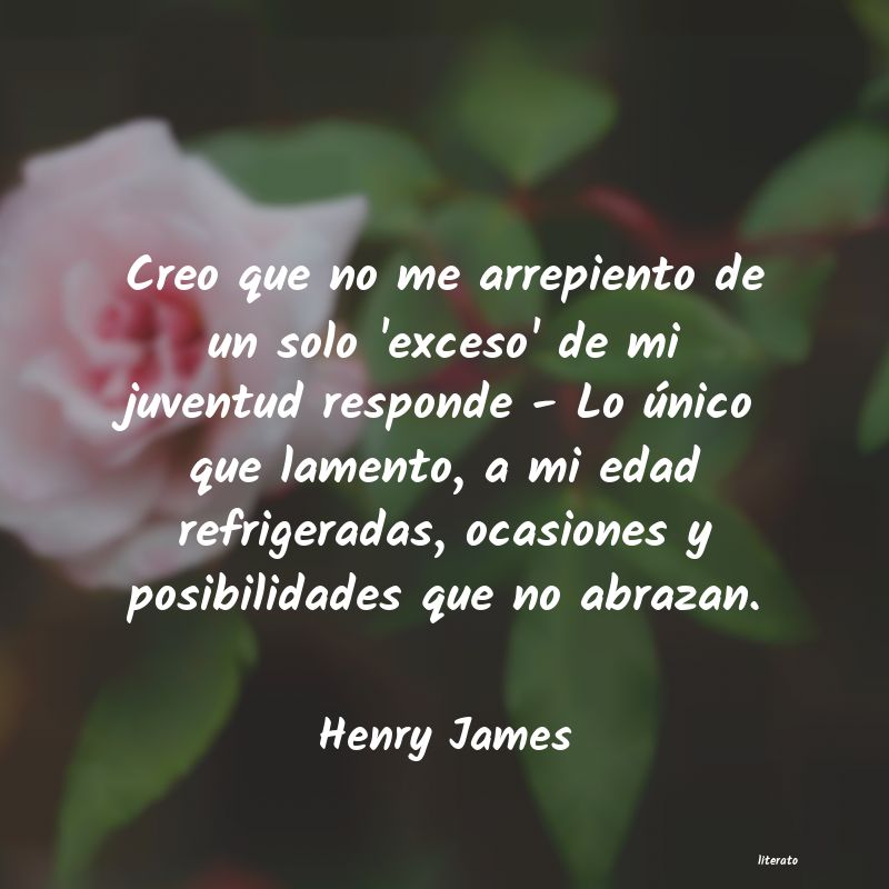 frases de Henry James