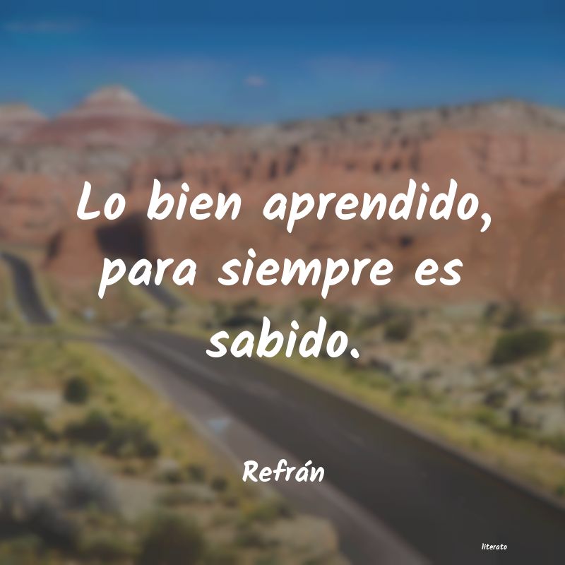 frases de RefrÃ¡n