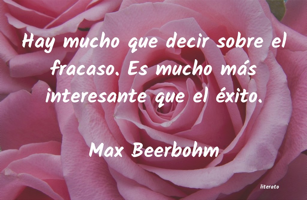 Frases de Max Beerbohm