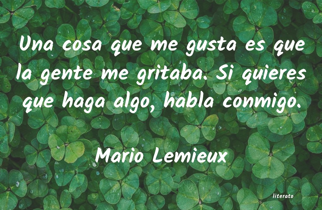 Frases de Mario Lemieux