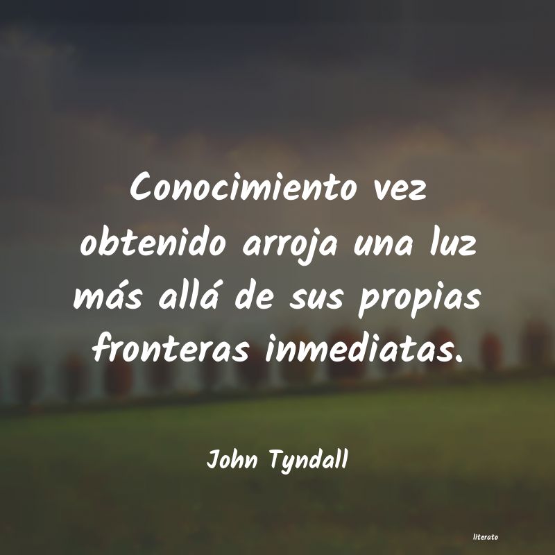 Frases de John Tyndall