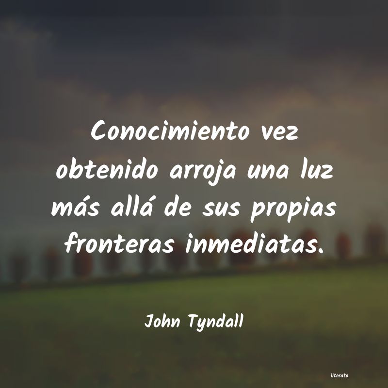 frases de John Tyndall
