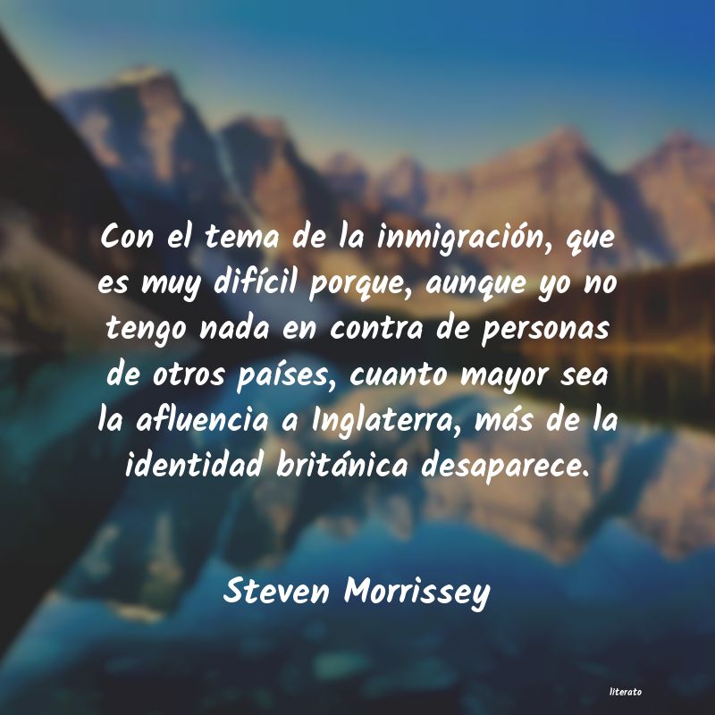 frases de Steven Morrissey